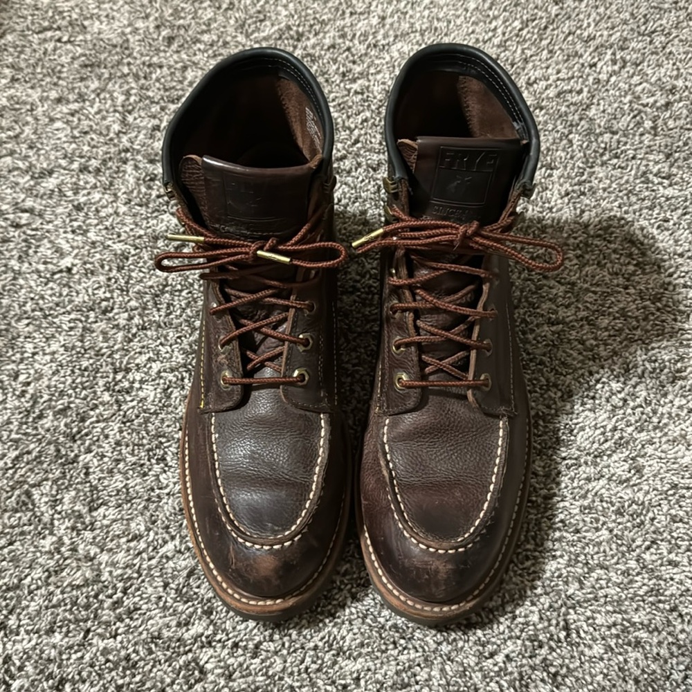 Frye leather men’s shoes, Dakota mid lace, size 10